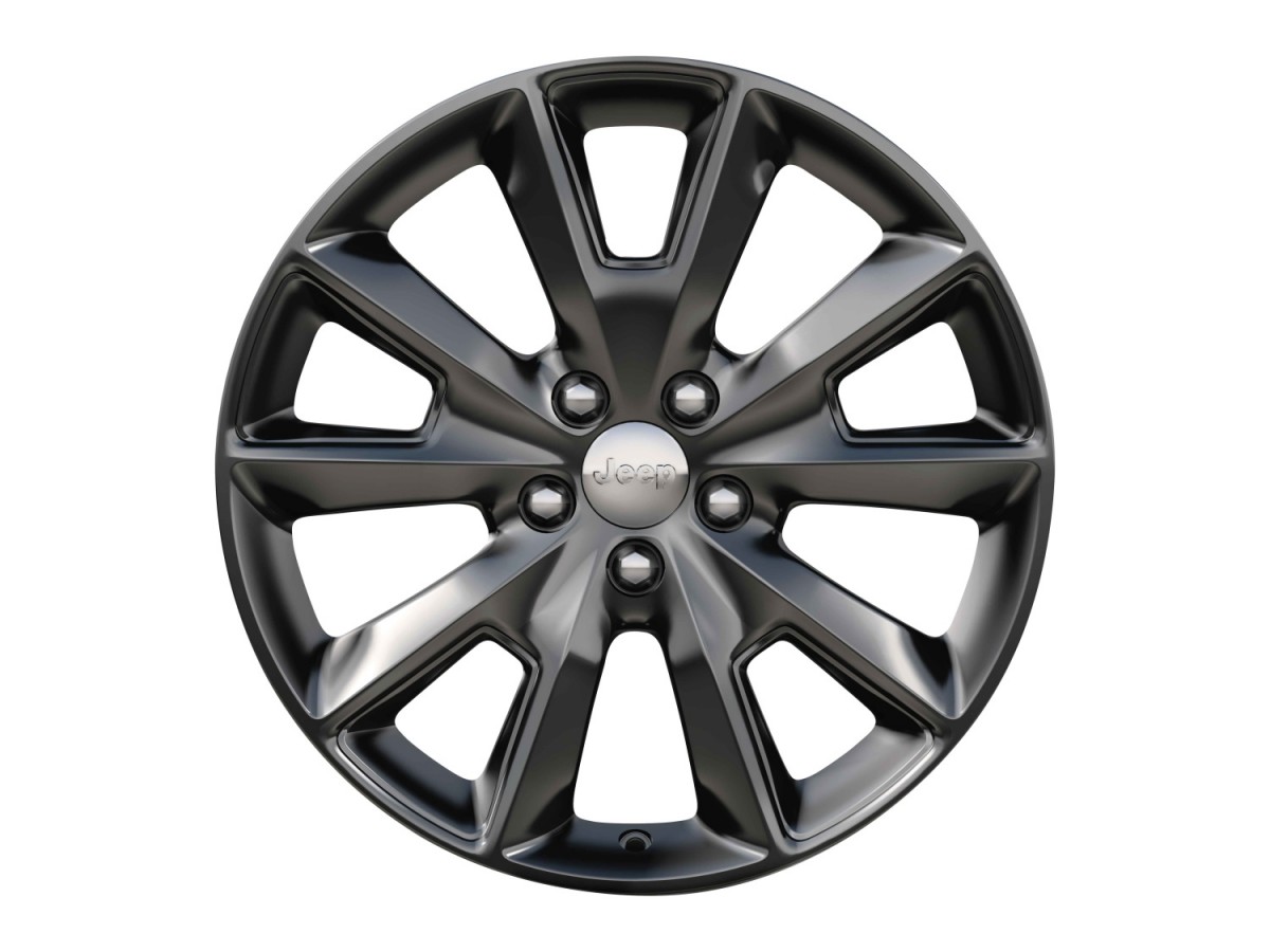 Genuine Mopar Jeep Wheel 18" Hyper Black 82213894AC JeepsAreUs