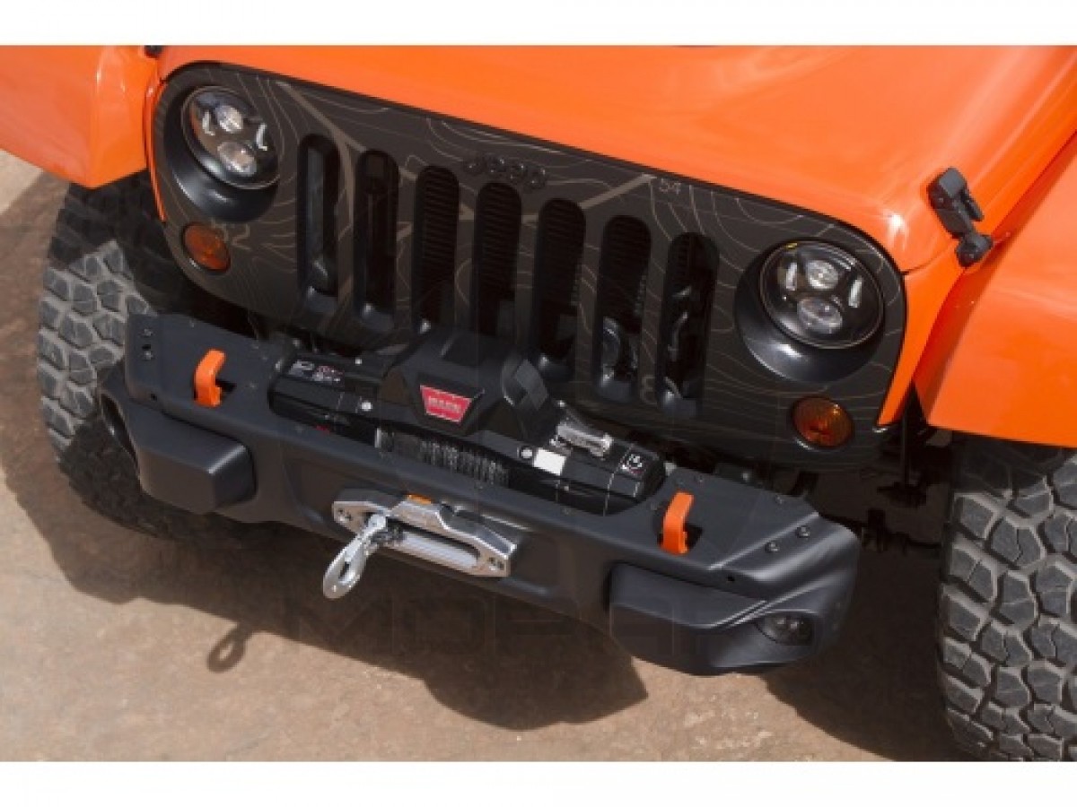 Genuine Mopar Jeep Bumper Front Tubular Style Rubicon Stubby