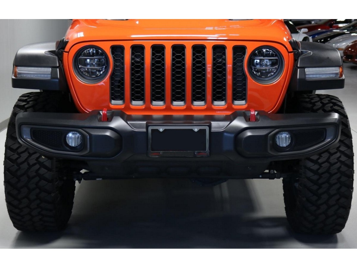 Genuine Mopar Jeep Rubicon Fender Flares Black Grained With LED DRL 82215985 JeepsAreUs